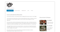 Desktop Screenshot of kunstverein-pankow.de