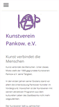 Mobile Screenshot of kunstverein-pankow.de