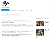 Tablet Screenshot of kunstverein-pankow.de